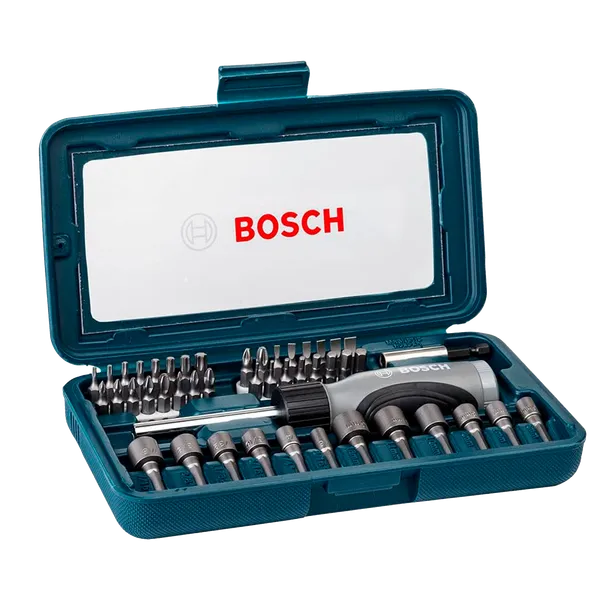 Juego de Puntas y Dados Bosch 46pzas